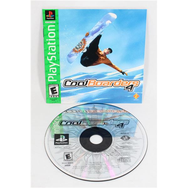 146 PS1 Cool Boarders 4 Disc and Manual