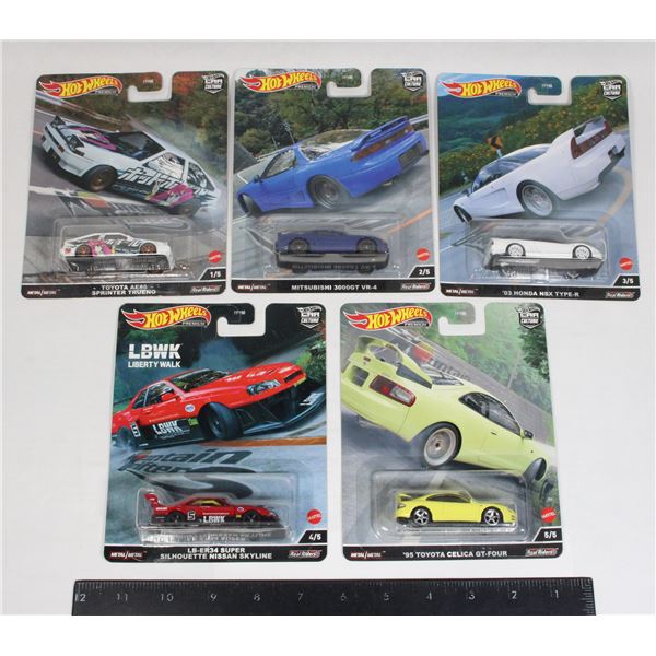 186 Hot Wheels 1-5 Complete Set Mountain Drifers
