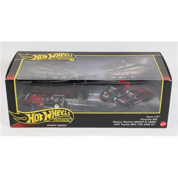 217 Hot Wheels Premium Aero Lift Set 2024
