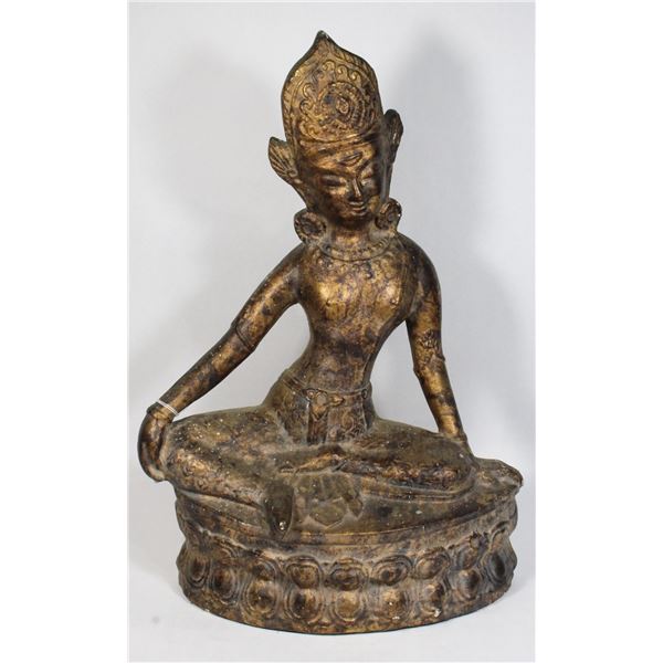 228 1900's Asian Female Statue 20 Inches Tall
