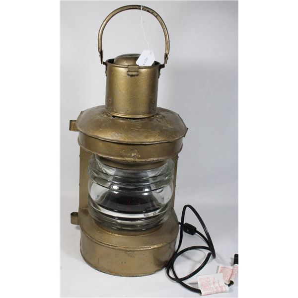 230 1900's Nautical Ships Signal Lantern Light