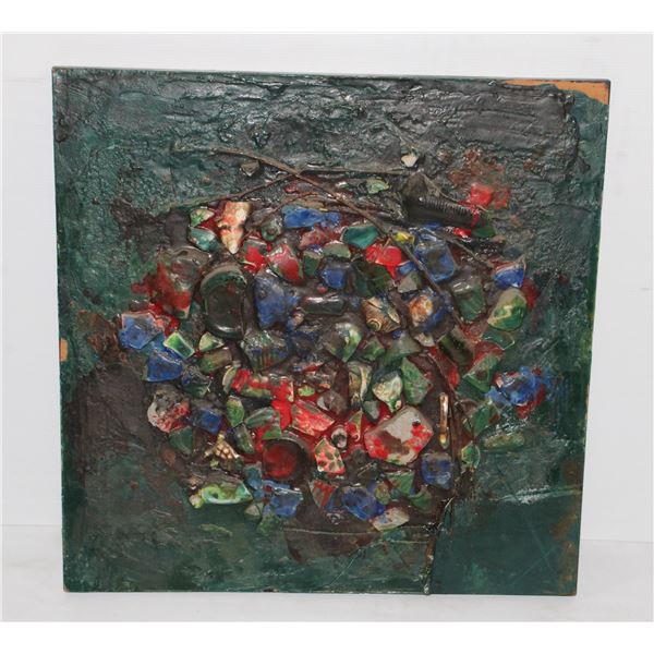242 1970's Modern Art Painting Sculpture Unsigned