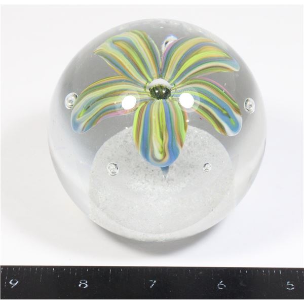 265 Glass Paper Weight Crystal A Jablonski Poland