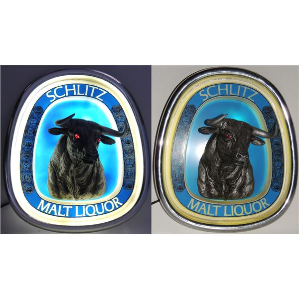 364 Schlitz Malt Liquor Advertising Bull Light