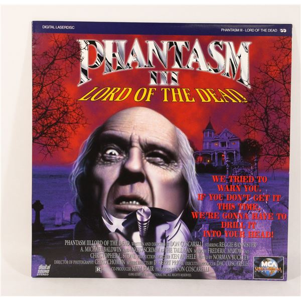 417 LaserDisc Horror Movie Phantasm 1994