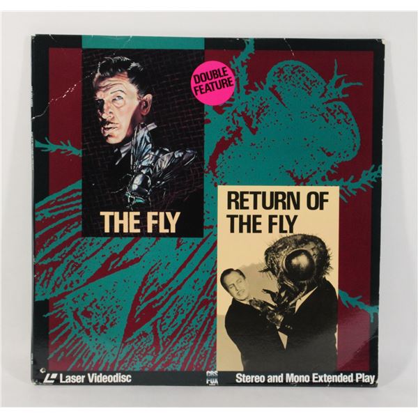 420 LaserDisc The Fly + Return of the Fly 1959