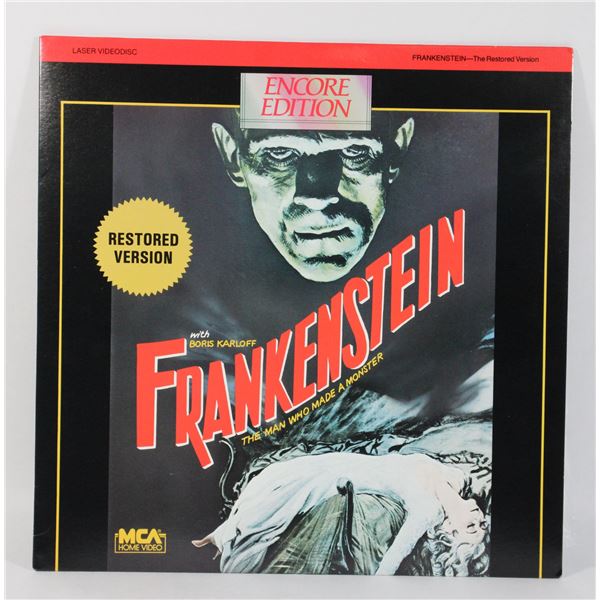 425 LaserDisc Horror Movie Frankenstein 1931