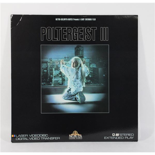 432 LaserDisc Horror Movie Poltergeist 3 1988