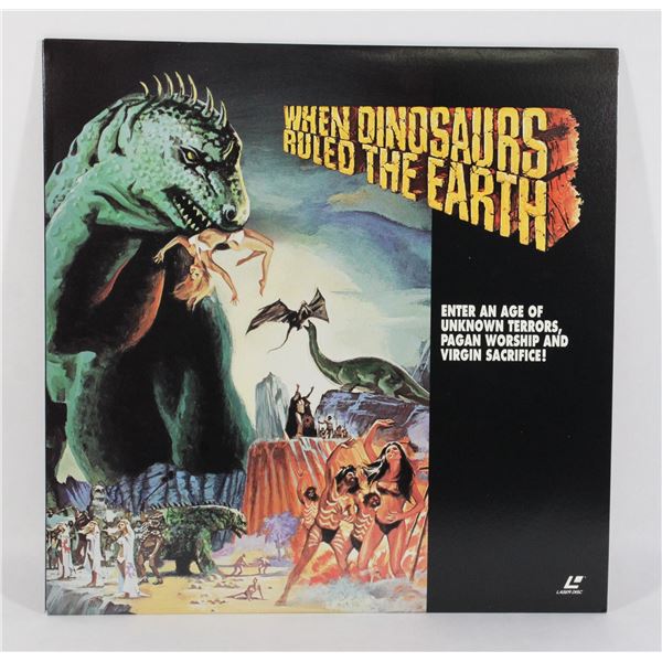 454 LaserDisc When Dinosaurs Ruled the Earth