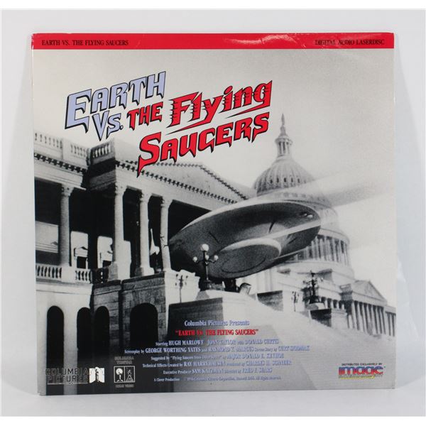 456 LaserDisc Movie Earth VS The Flying Saucers