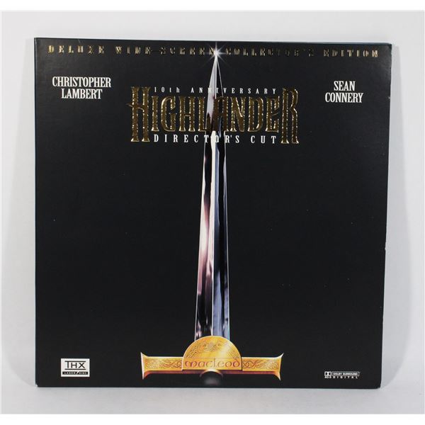 487 LaserDisc Movie Highlander Director's Cut