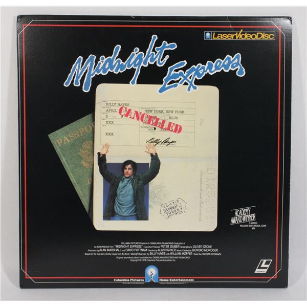 646 LaserDisc Movie Midnight Express 1978