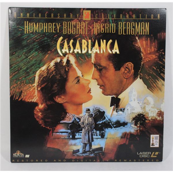 721 LaserDisc Movie Casablanca 1942 Bogart
