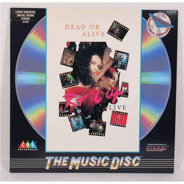 764 LaserDisc Movie Dead or Alive Rip it Up Live