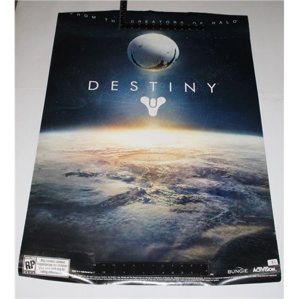 853 Video Game Poster Destiny 2 Sided 40 x 27