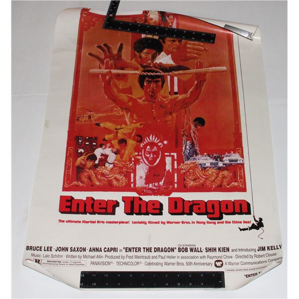 857 Bruce Lee Enter The Dragon Poster 32 x 22