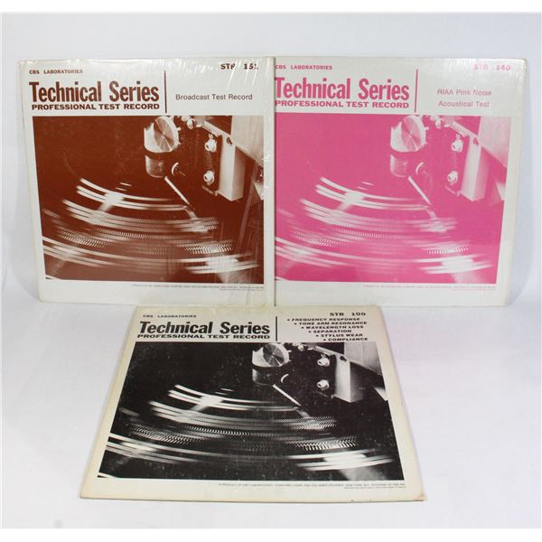 905 CBS Laboratories Technical Test Vinyl Records