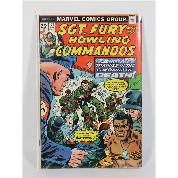 1031 Marvel Comics Sgt Fury #120 July 1974