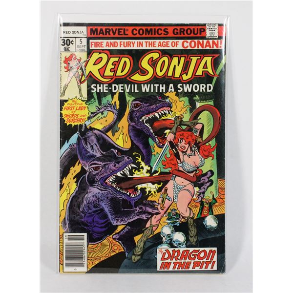 1035 Marvel Comics Red Sonja #5 September 1977