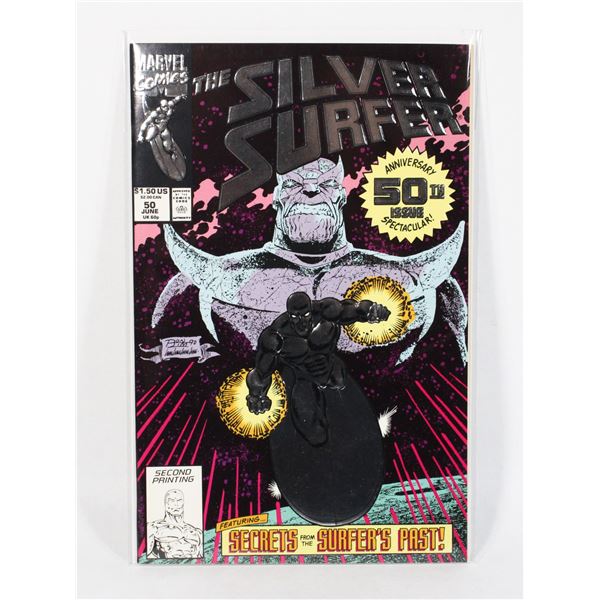 1043 Marvel The Silver Surfer #50 June 1991 Foil