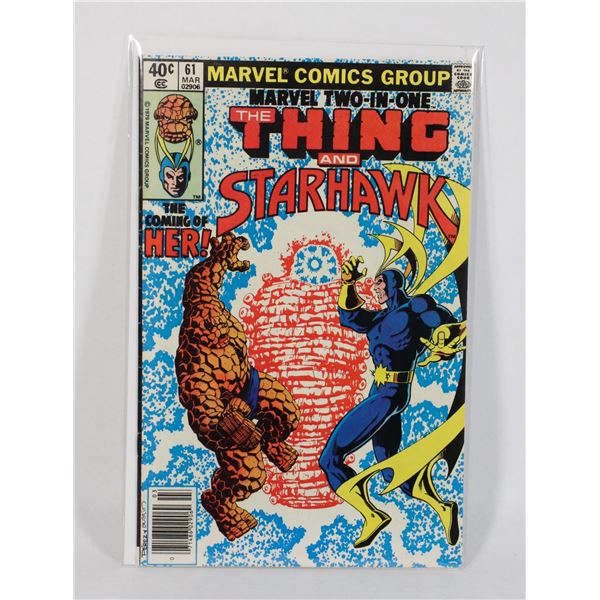 1044 Marvel Comics Marvel Two-In-One #61 1980