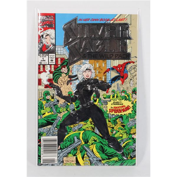 1061 Marvel Comics Silver Sable #1 Jun 1992 Foil