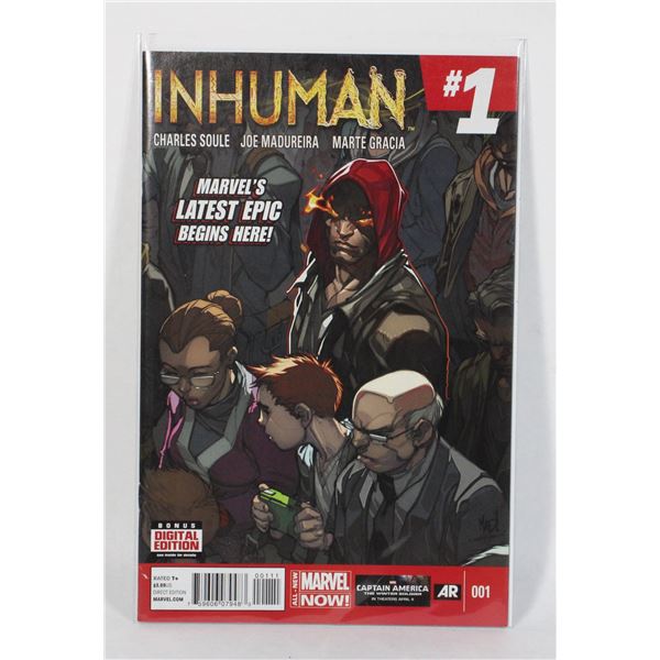 1063 Marvel Comics Inhuman #1 April 2014