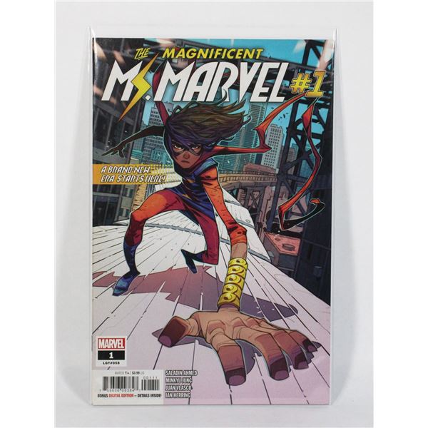 1081 Marvel The Magnificent Ms. Marvel #1 2019