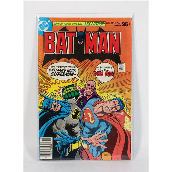 1096 DC Comics Batman #293 November 1977