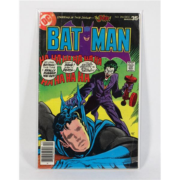 1097 DC Comics Batman #294 December 1977