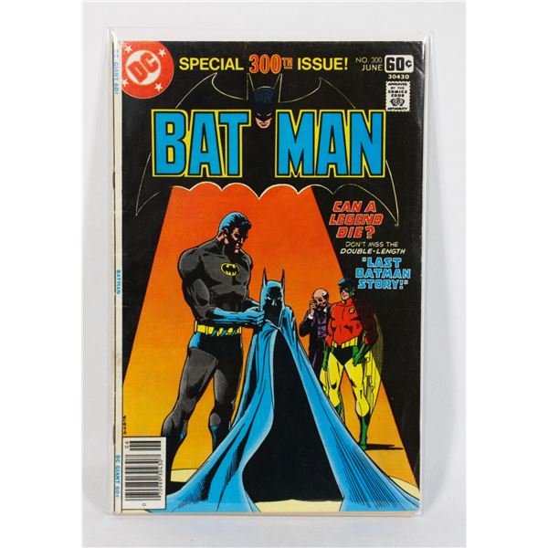 1100 DC Comics Batman #300 June 1978