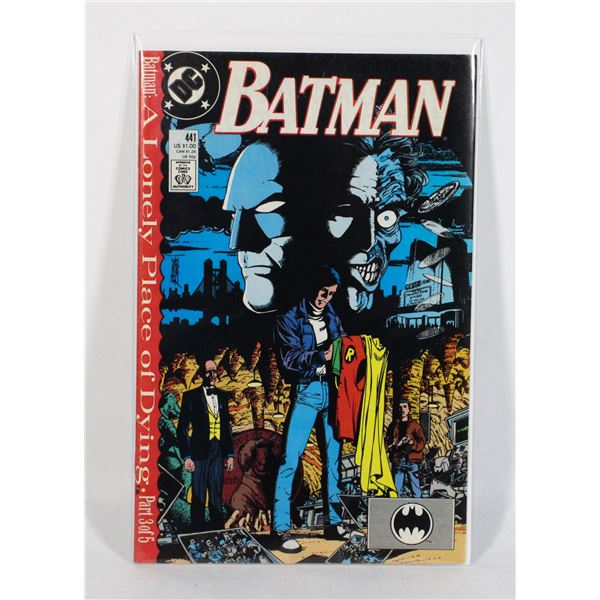 1108 DC Comics Batman #441 November 1989
