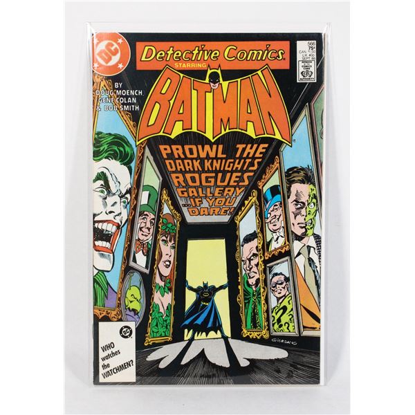 1112 DC Detective Comics #566 September 1986