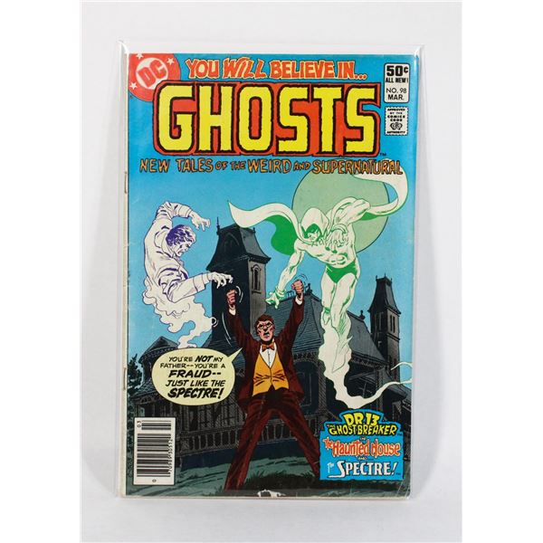 1141 DC Ghosts #98 March 1981 Horror COmic