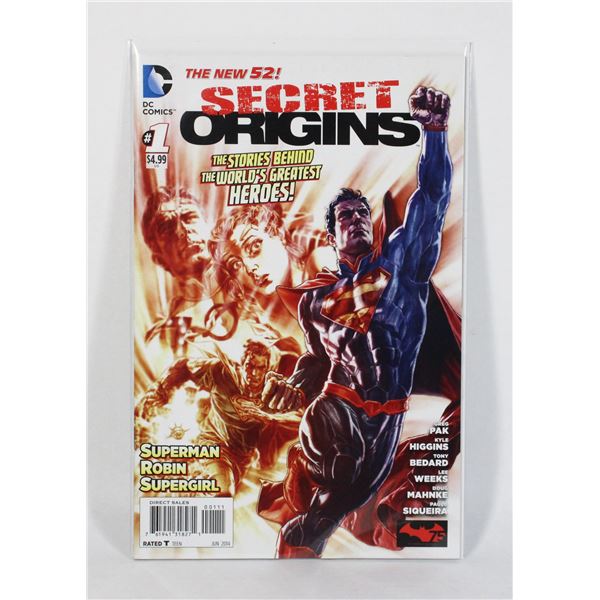 1142 DC Comics Secret Origins #1 June 2014