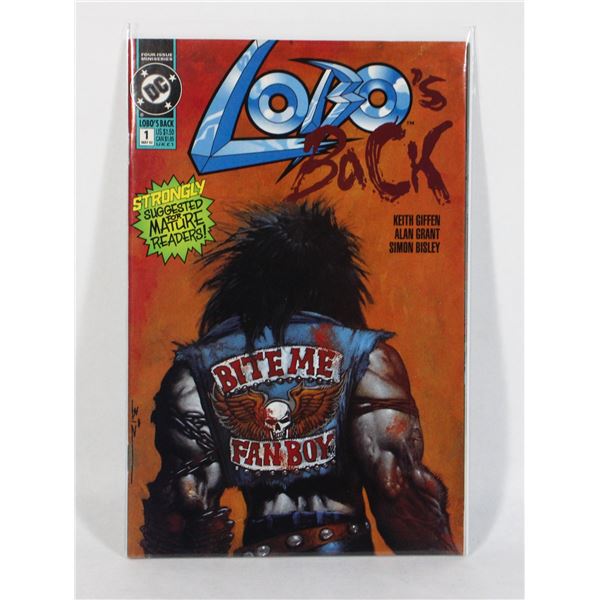1171 DC Comics Lobo's Back #1 May 1992
