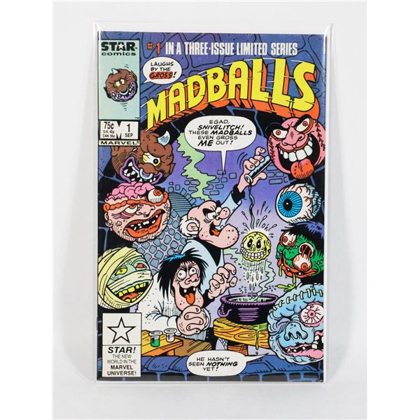 1234 Star Comics Madballs #1 September 1986