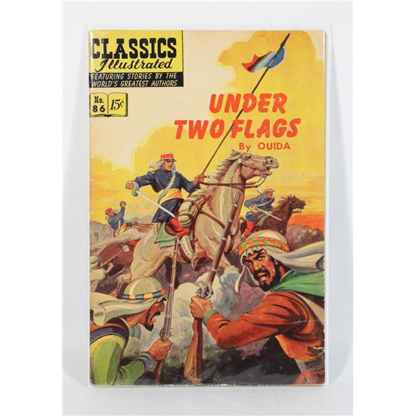 1237 Classics Illustrated #86 Under Two Flags