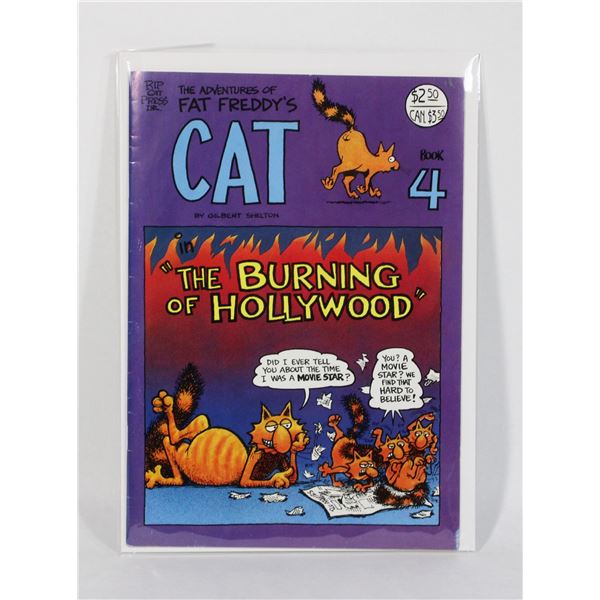 1250 The Adventures of Fat Freddy's Cat #4 1988