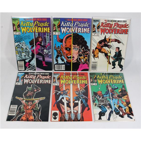 1263 Marvel Kitty Pride and Wolverine #1-#6 1984