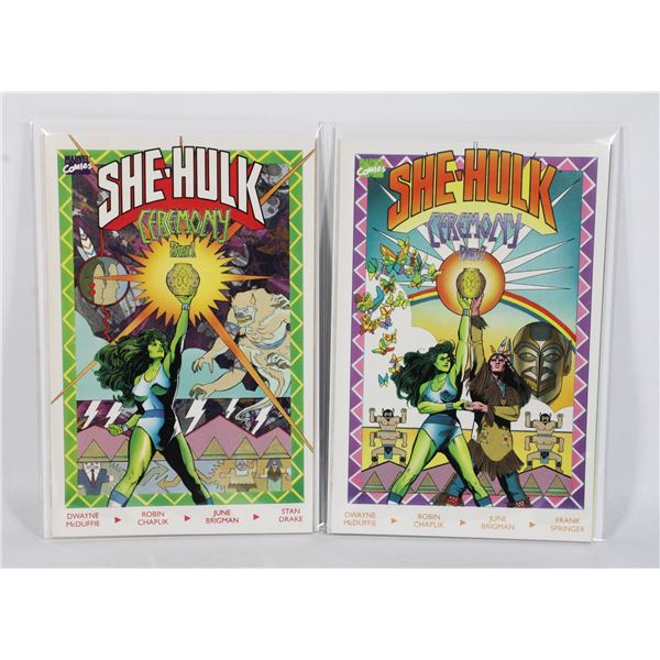 1264 Marvel She-Hulk Ceremony #1-#2 1989