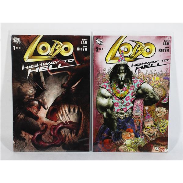 1283 DC Comics Lobo Highway to Hell #1-#2 2009