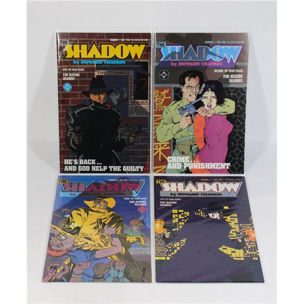1284 DC Comics The Shadow #1-#4 May 1986 Full