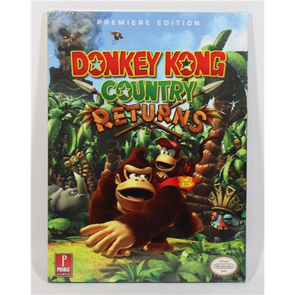 121J Sealed Guide Donkey Kong Country Returns