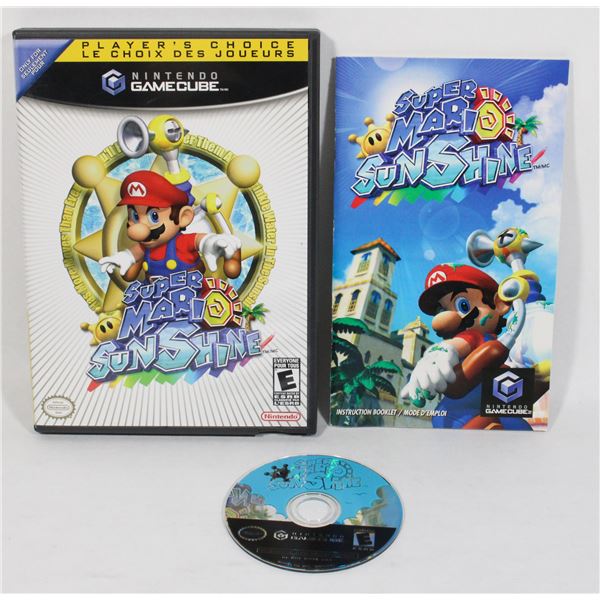 92G Gamecube Super Mario Sunshine CIB