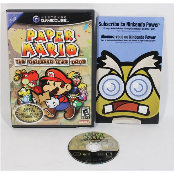 92H Gamecube Paper Mario Thousand Year Door