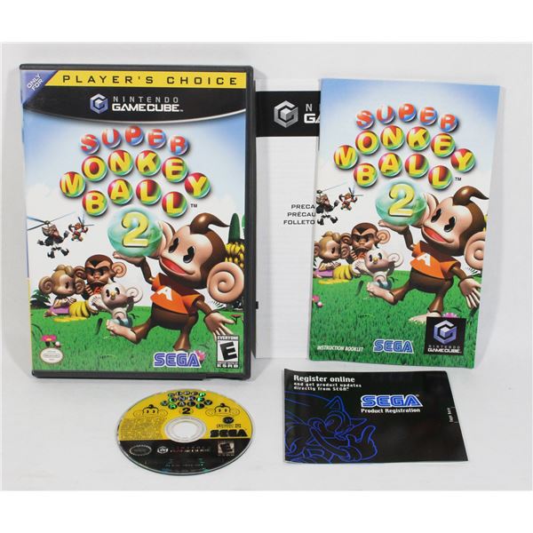 92L Gamecube Super Monkey Ball 2 CIB