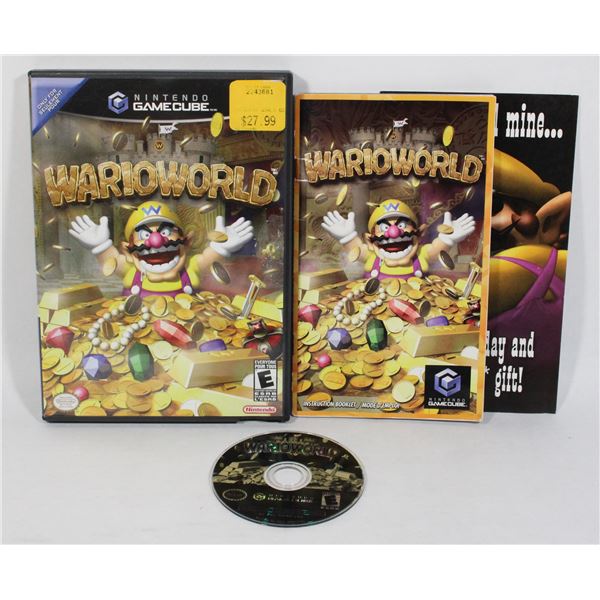 92O Gamecube Warioworld CIB Game