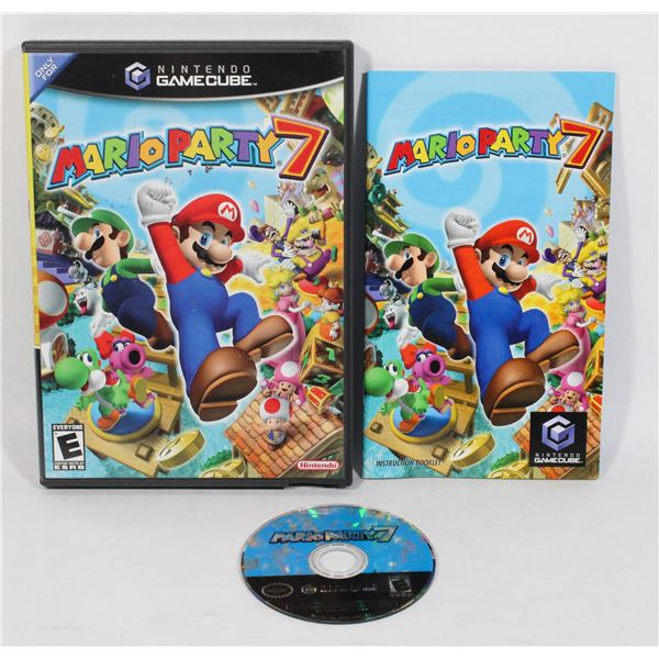 92Q Gamecube Mario Party 7 CIB Game