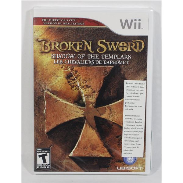 92V Sealed Broken Sword Shadow of the Templars